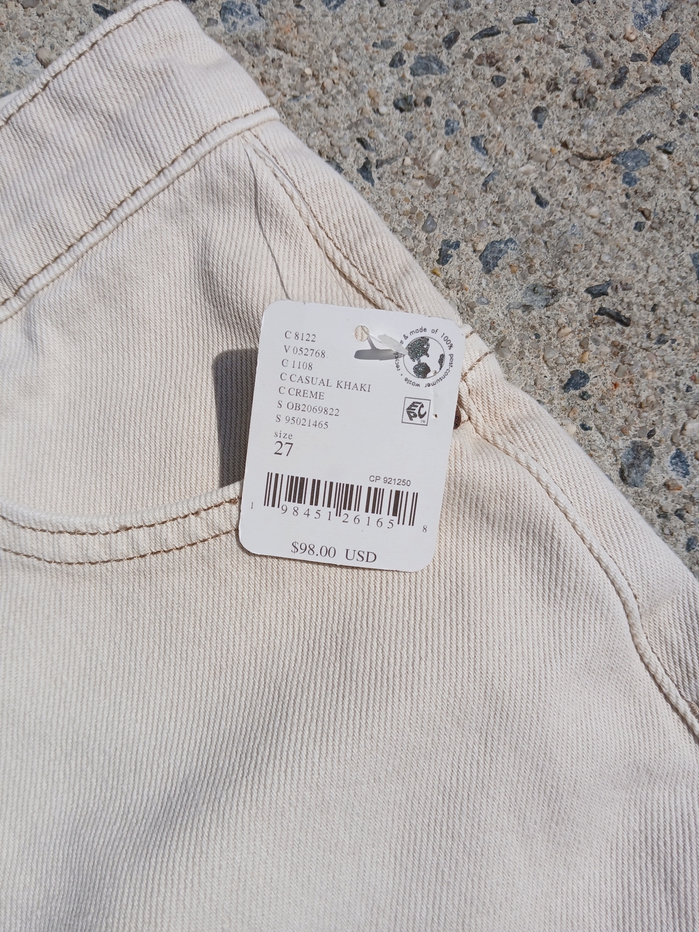We The Free Deep Trance Boyfried Jeans in Cream Sz 27 NEW - Picture 5 of 10